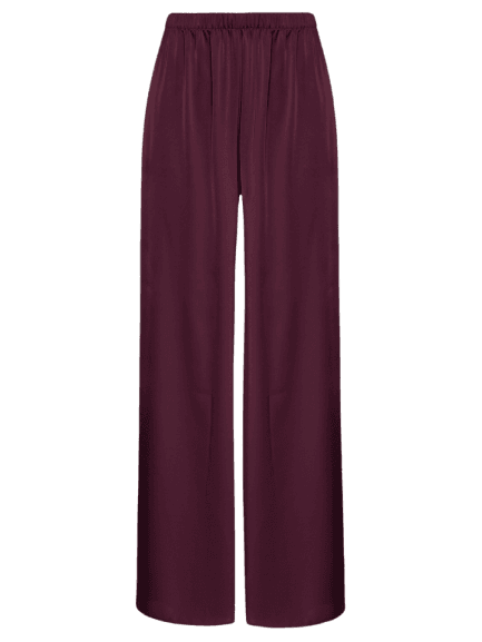 Calça Feminina Pijama de Cetim Vermelho My Favorite 502CF003863_AMORA1924