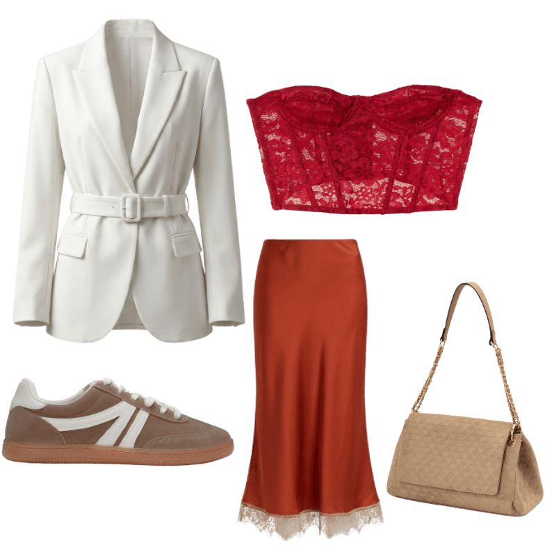 Look Romântico para Trabalho em casa
