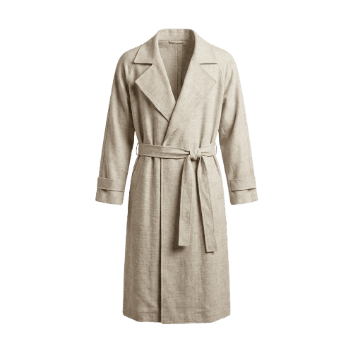 OVER COAT TRICÔ LINHO