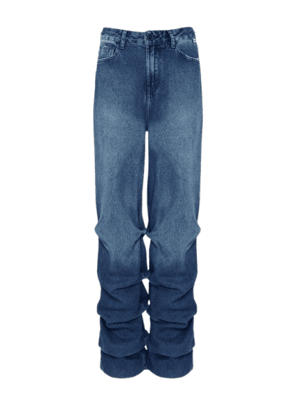Calça Jeans Relaxed Fit Pregas John John Feminina