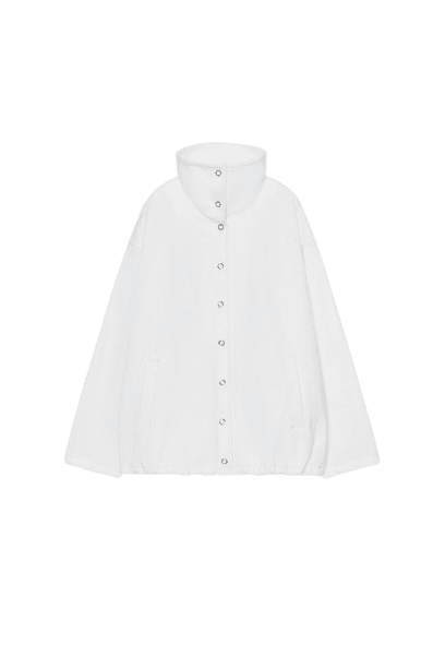 CASACO OVERSIZE COM COSTURAS
