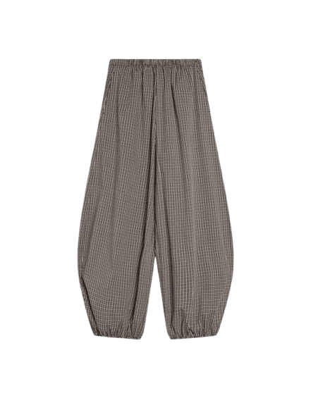 Calça bloomer de popelina