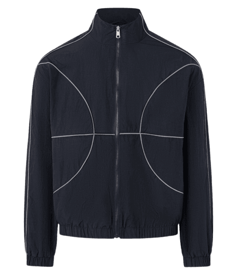 Jaqueta Esportiva Basketball Com Fio Refletivo Preto