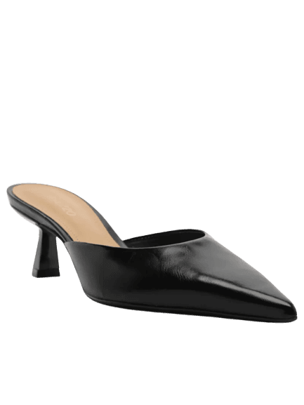 Mule Feminino Salto Médio Fino Preto Arezzo