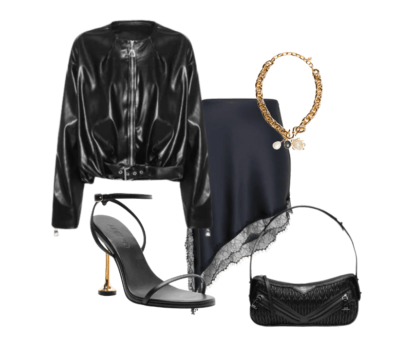 Look Dramático para Festa com amigos