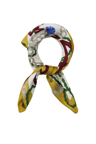 Lenço Estampado de Seda 100%