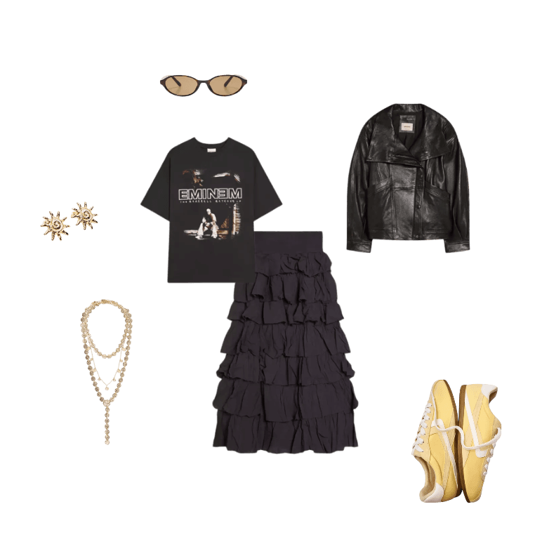 Look Dramático para Trabalho em casa