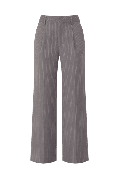 Calça Riscas Cinza Chumbo