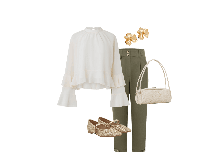 Look Romântico para Trabalho no escritório