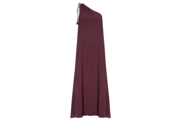 Vestido Longo Um Ombro Só Vermelho Dress To