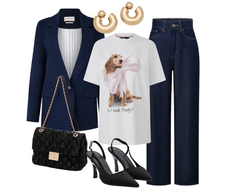 Look Contemporâneo para Trabalho em casa