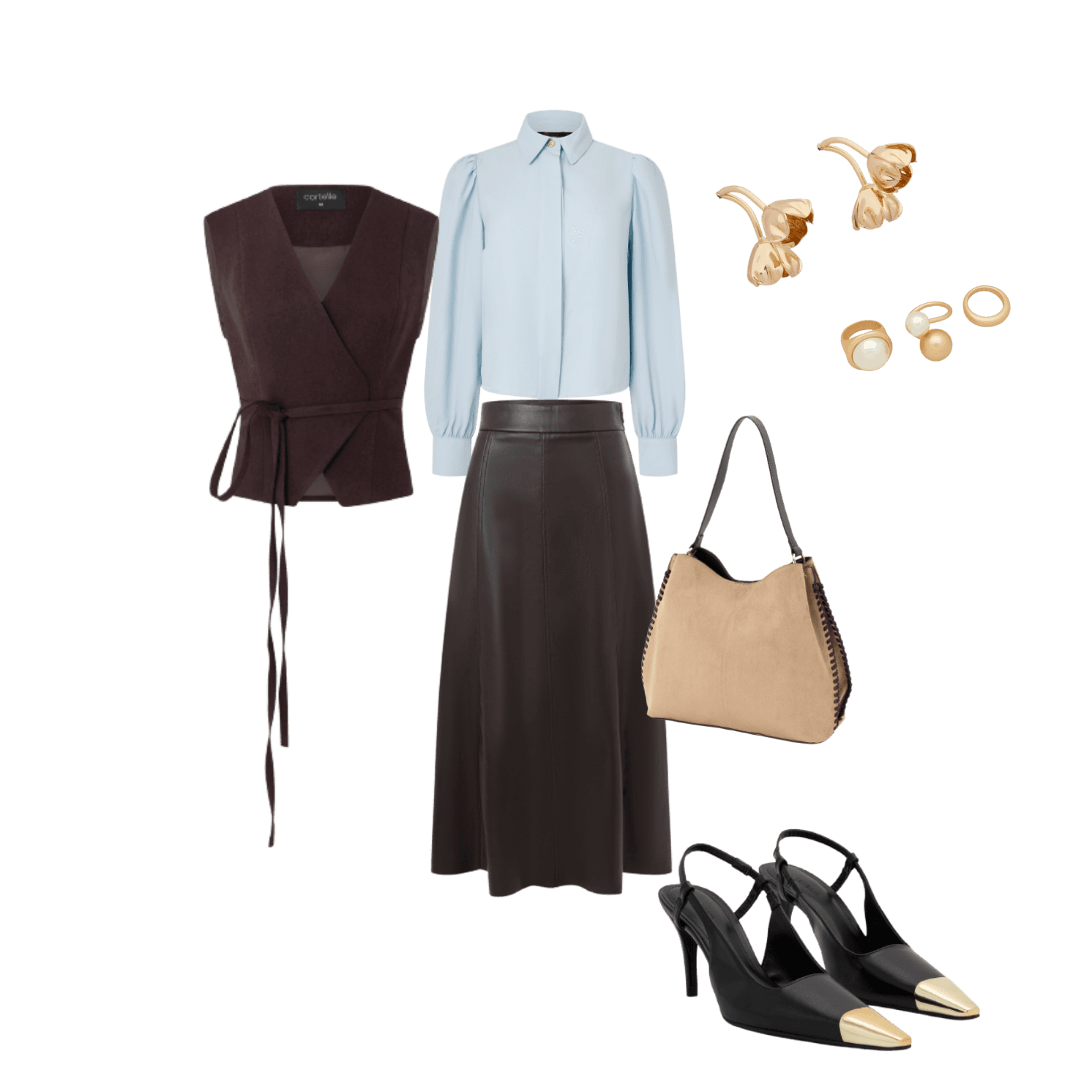 Look Dramático para Trabalho no escritório