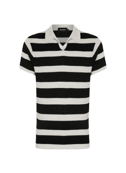 Polo Tricot Reta Brian John John Masculina