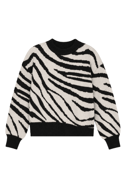 Tricot Estampado De Zebra