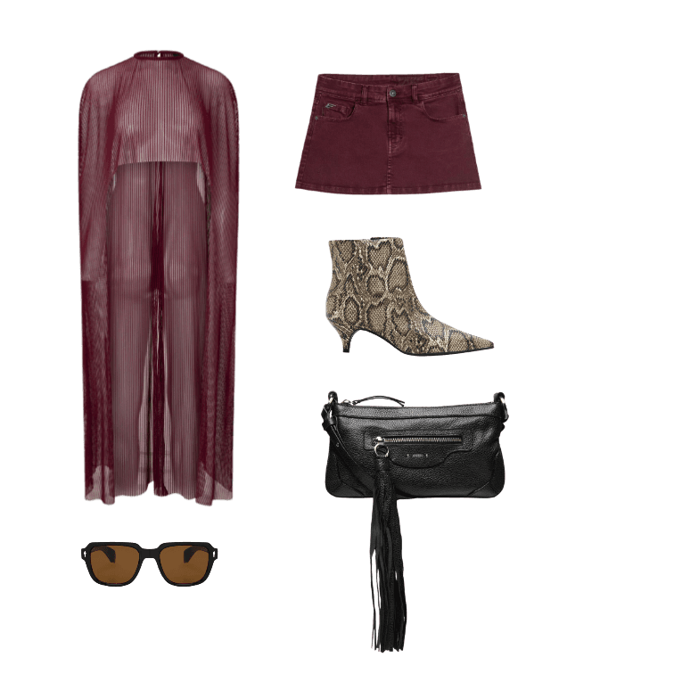 Look Dramático para Festa com amigos