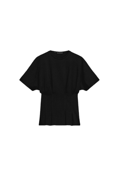 Camiseta Slim Fit com Pregas