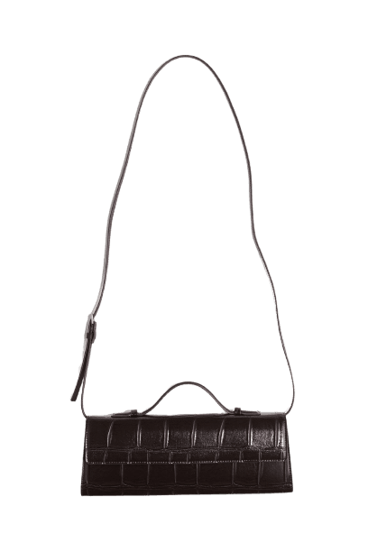 Bolsa tiracolo retangular