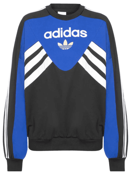 Blusa Feminina Argentina Crew Azul Adidas Originals