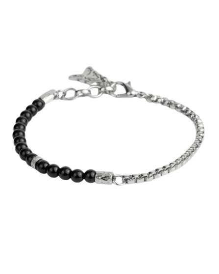 Pulseira Dylan Ônix Iron 4mm