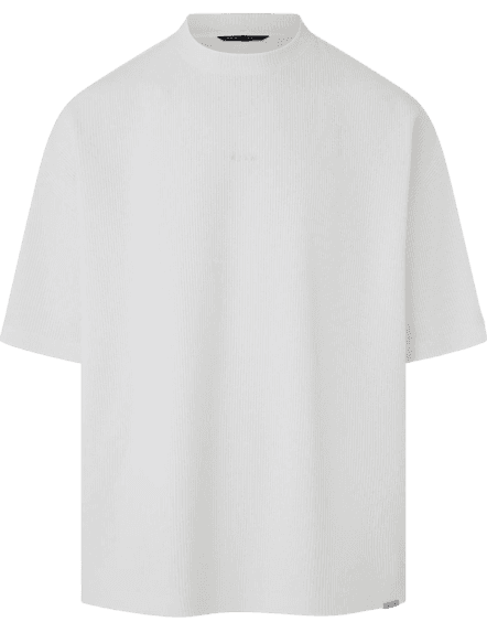 Camiseta Em Cotelê Com Bordado Lettering Branco