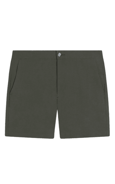 Bermuda Linho Hawaii Marant Verde Militar