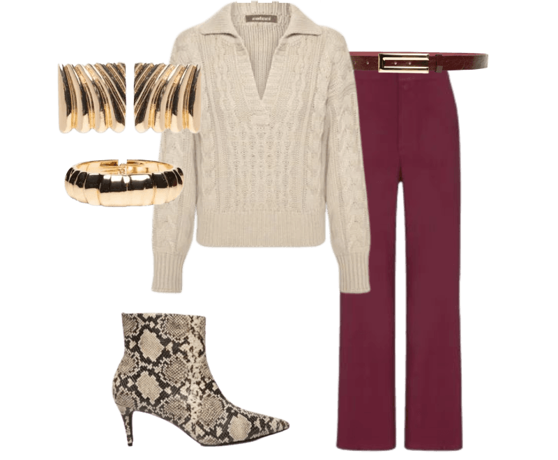 Look Contemporâneo para Trabalho no escritório