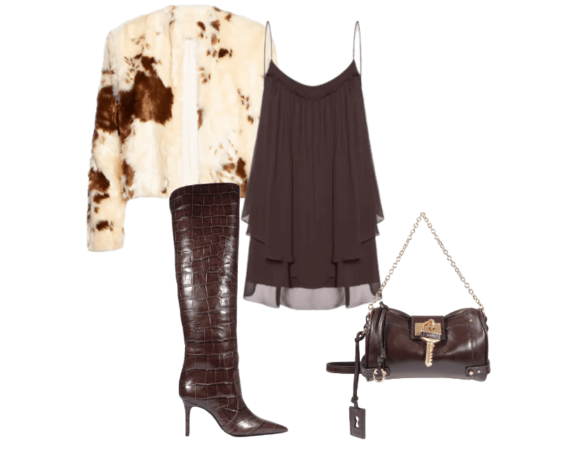 Look Dramático para Festa com amigos