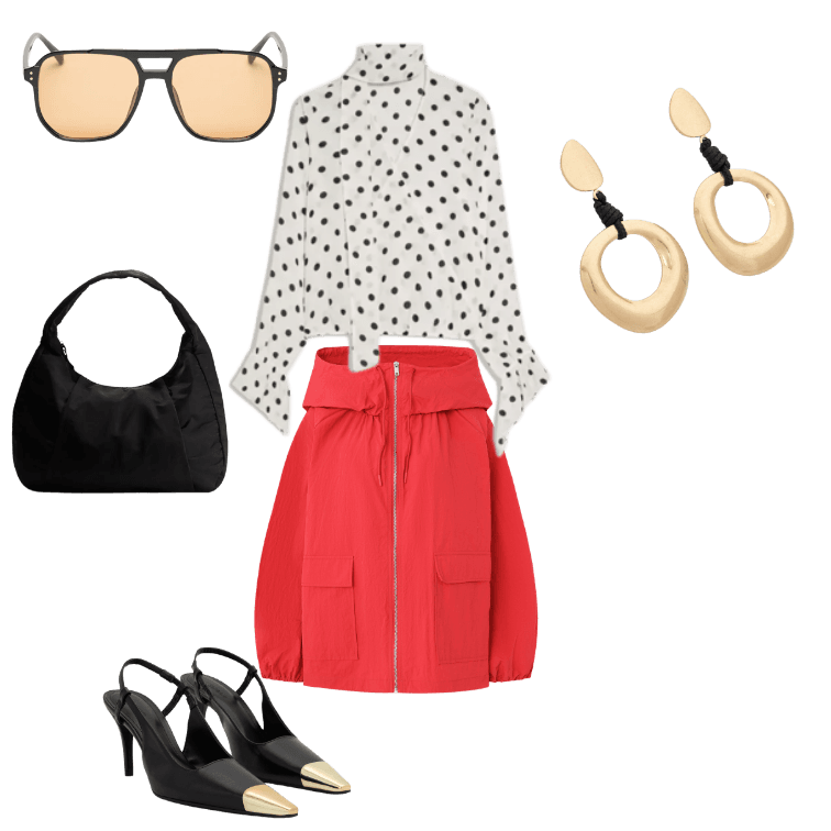 Look Dramático para Festa com amigos