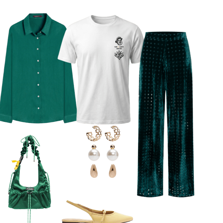 Look Dramático para Festa com amigos