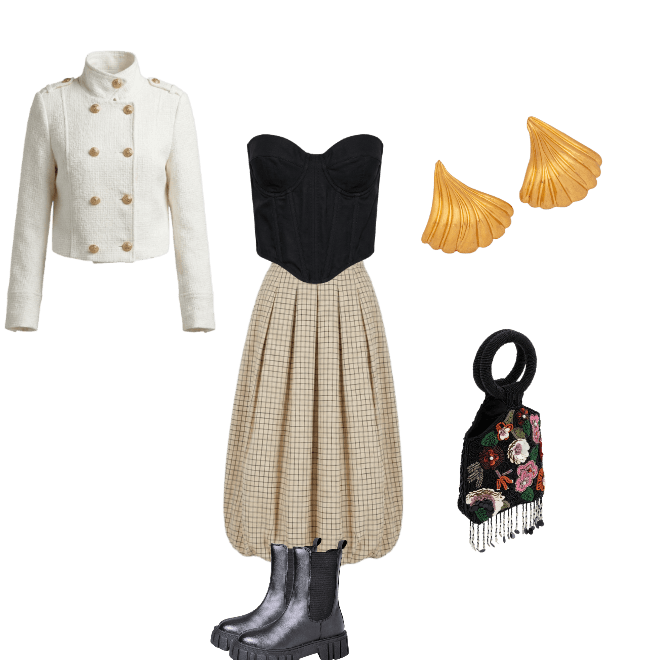Look Dramático para Festa com amigos