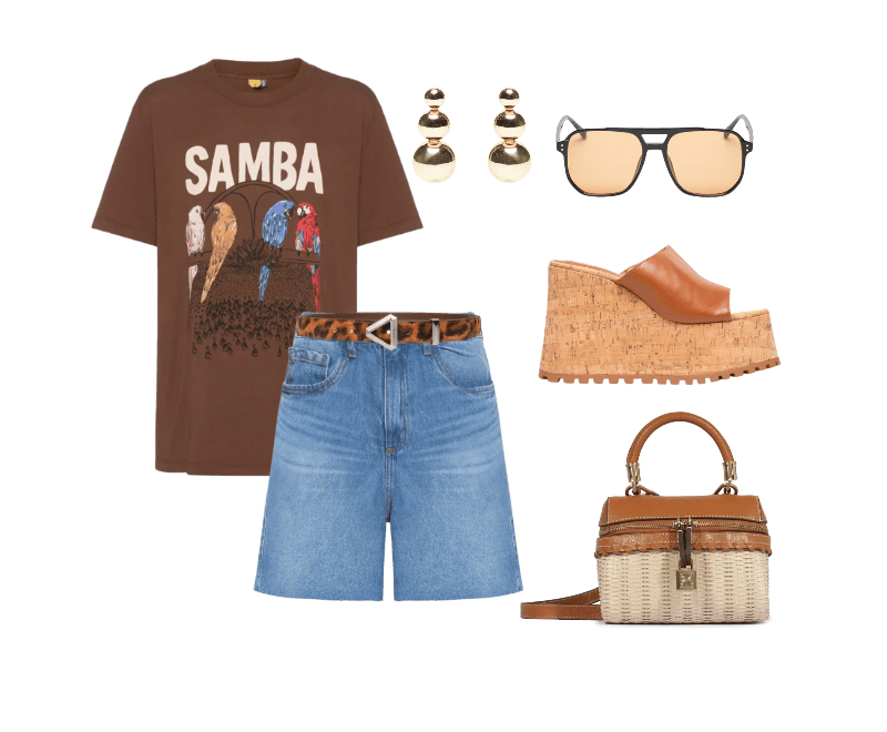 Look Esportivo para Almoço com familia