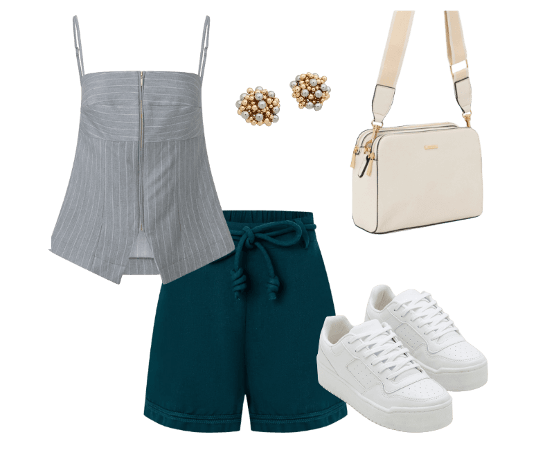 Look Esportivo para Almoço com familia