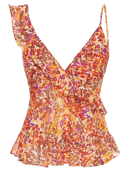 Blusa Feminina Estampa Instinto Cerâmica Laranja Dress To