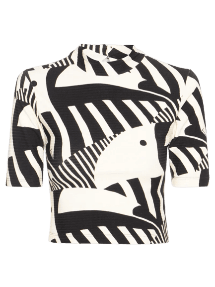 Blusa Feminina Cropped Tuca Legal Preto Farm