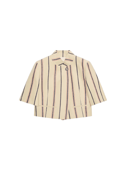 BLAZER CROPPED LISTRADO ZW COLLECTION