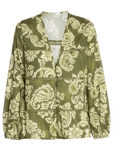 Bata Feminina Estampa Rota do Sol Verde Dress To