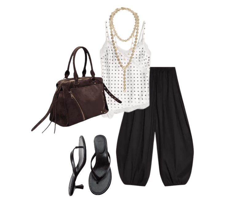 Look Dramático para Festa com amigos