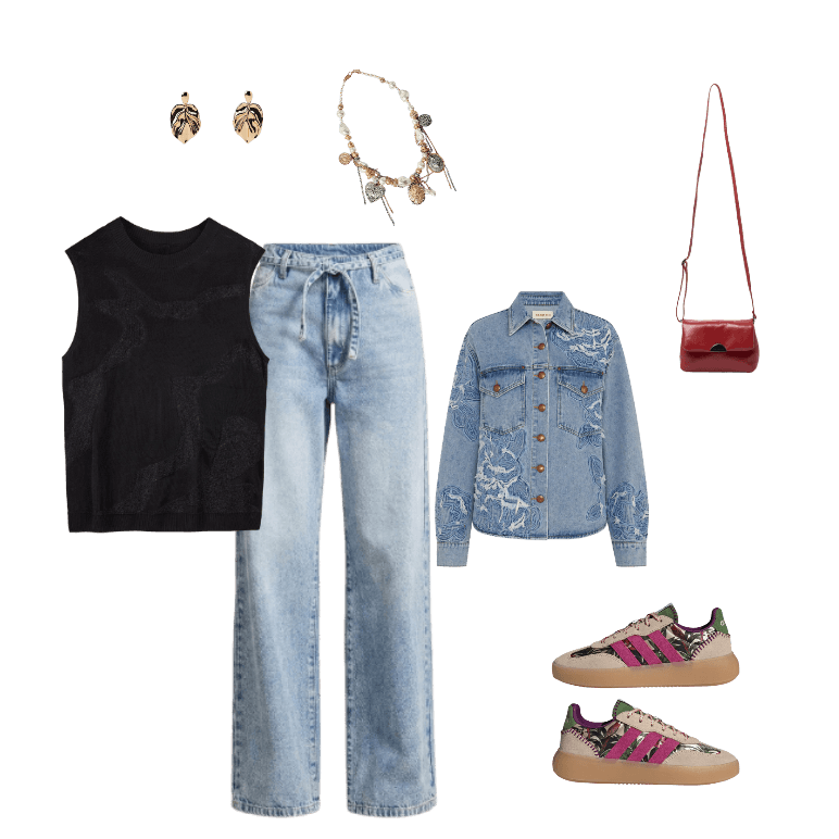 Look Dramático para Trabalho em casa