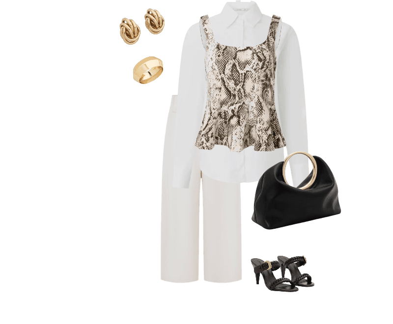 Look Magnético para Almoço com familia