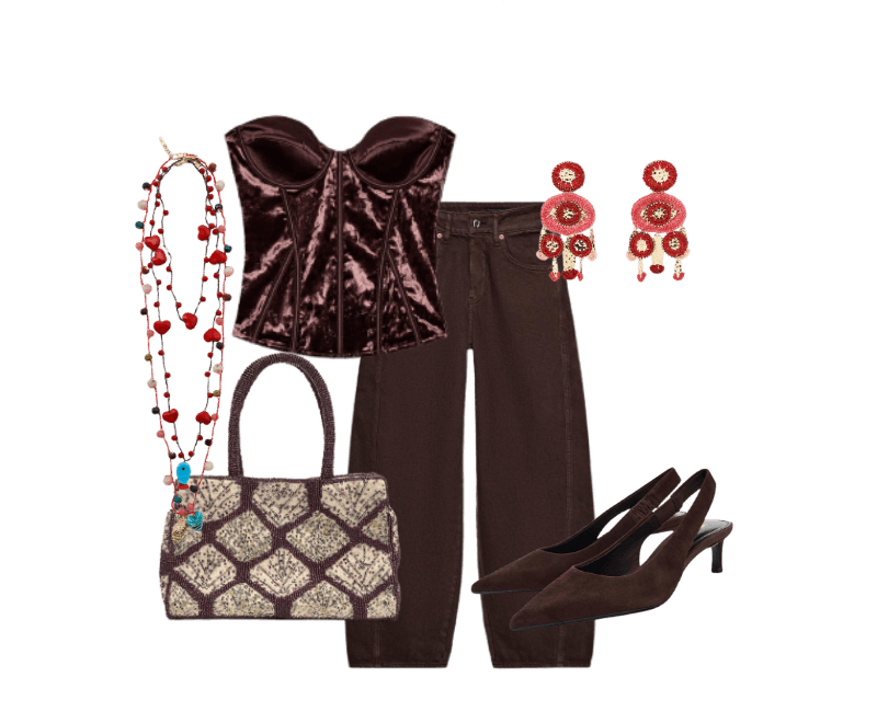 Look Magnético para Festa com amigos