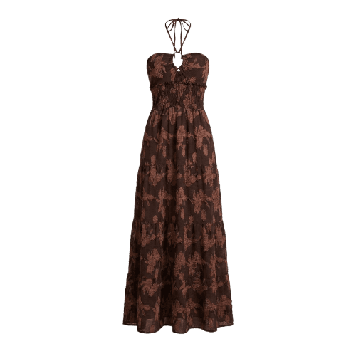 VESTIDO NAIARA MARROM