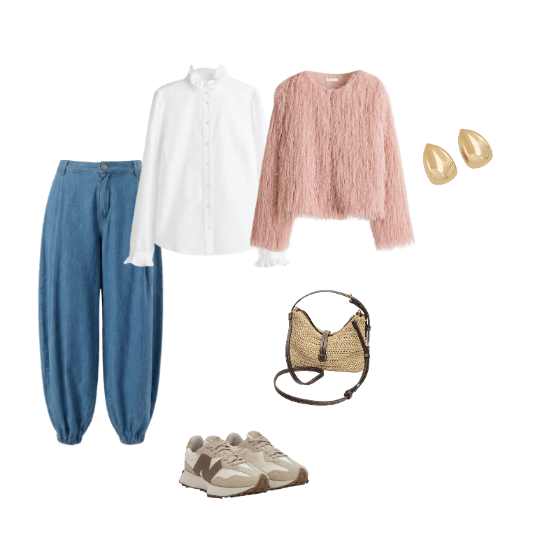Look Romântico para Trabalho em casa