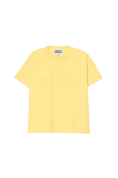 Camiseta Efeito Reverso Texto Lavado Crush