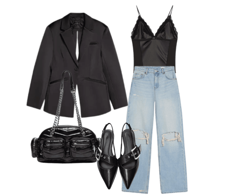 Look Dramático para Festa com amigos