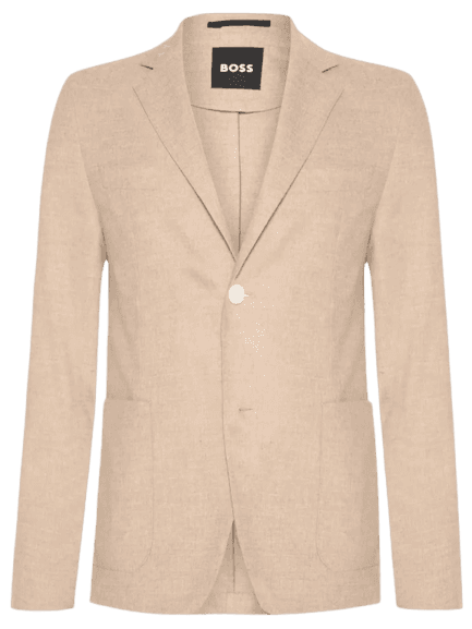 Blazer Masculino P Hanry Bege Boss