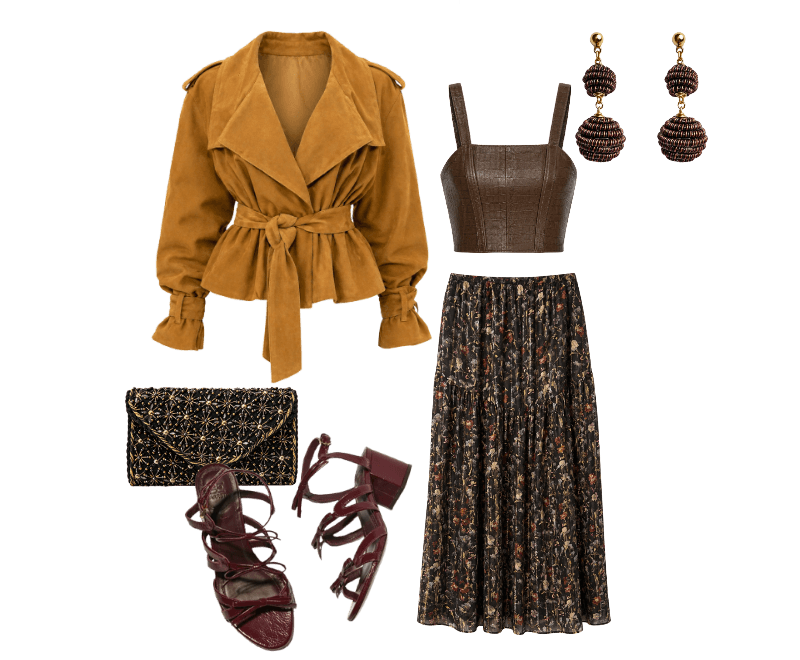 Look Dramático para Festa com amigos