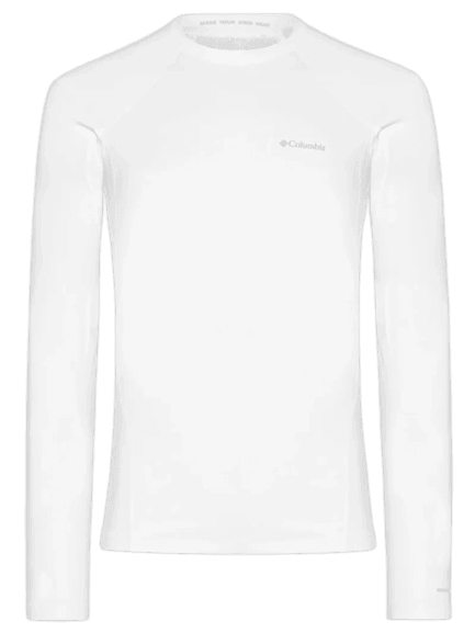 Camiseta Masculina Ml Omni-Heat™ Midweight Stretch Baselaye Branco Columbia