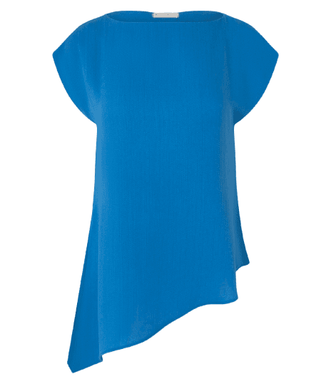 Blusa em Viscose com Barra Assimétrica
