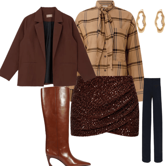 Look Dramático para Festa com amigos