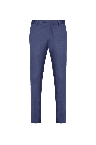 Calça Alfaiataria Cós Ajustável Marinho